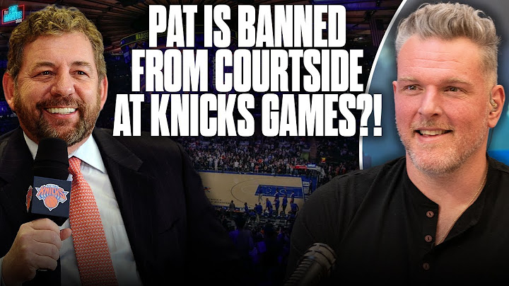Knicks Owner Won't Let Pat McAfee Sit Courtside At MSG For Game 5?!