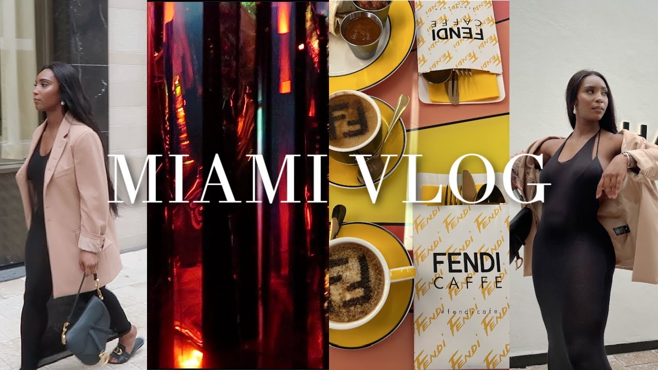 Miami Vlog | Fendi Cafe | Baccarat Brunch & Lots of Food & Friends - YouTube
