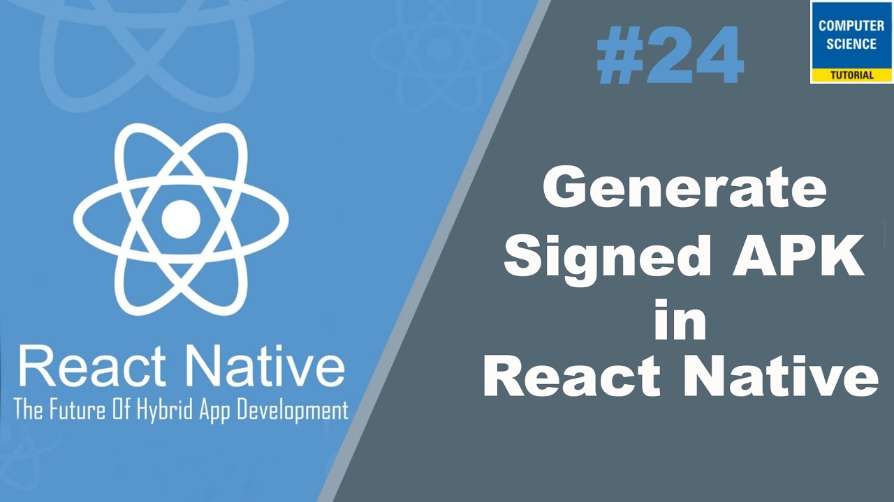 Generate Signed Apk In React Native