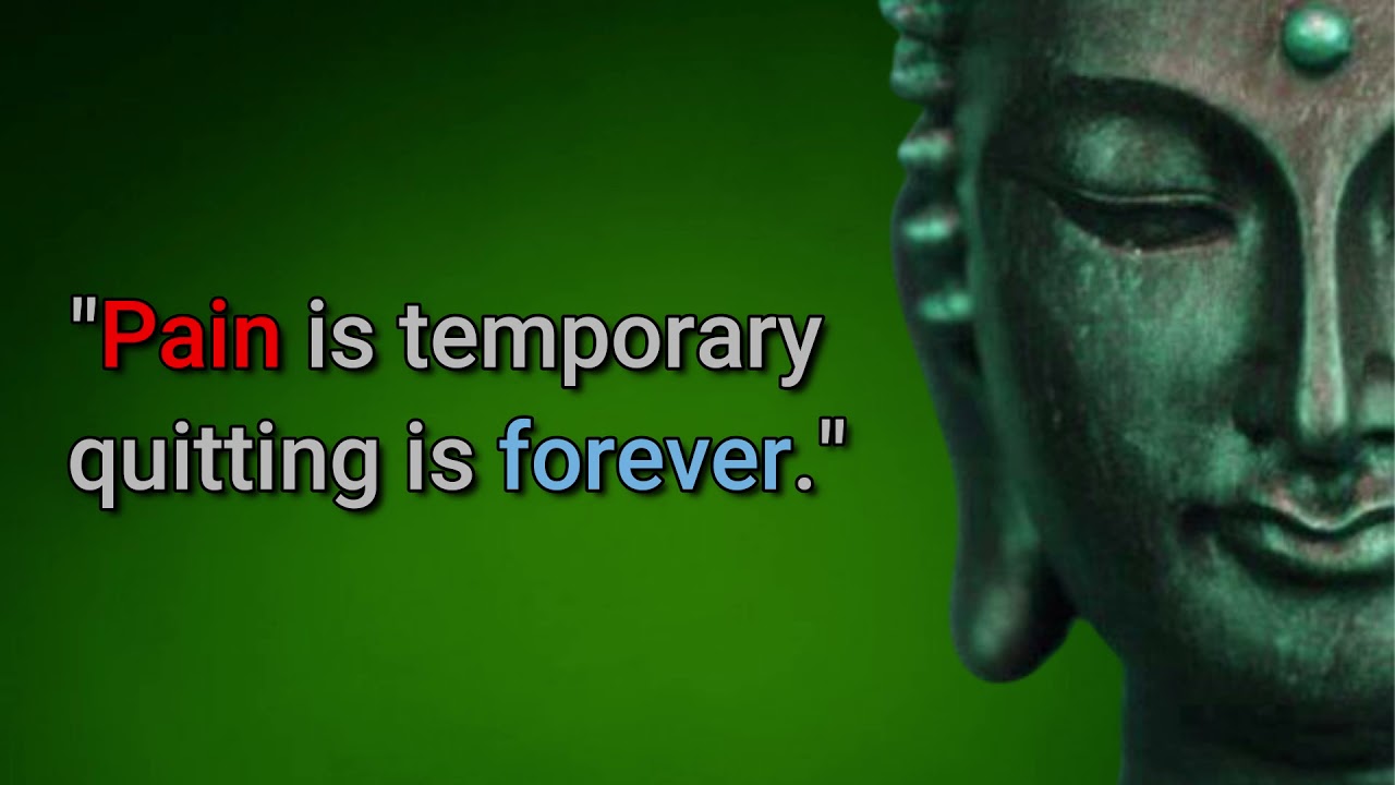 Lord Buddha Quotes On Pain || Suffering - Youtube