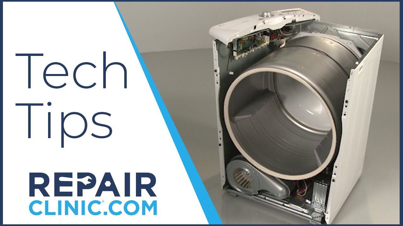 Using the Dryer Belt Tech Tips from Repair Clinic YouTube