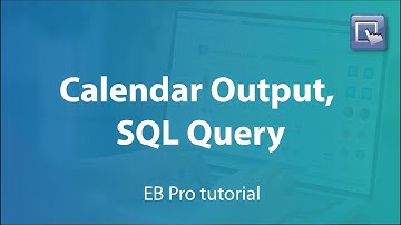 Weintek EasyBuilder Pro tutorial - 48. Calendar Output and SQL Query Application