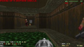 Doom 2: Scythe - MAP05 - UV Speed in 0:13 by dew