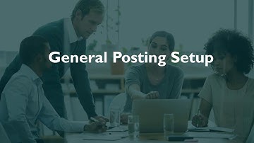 General Posting Setup in Business Central