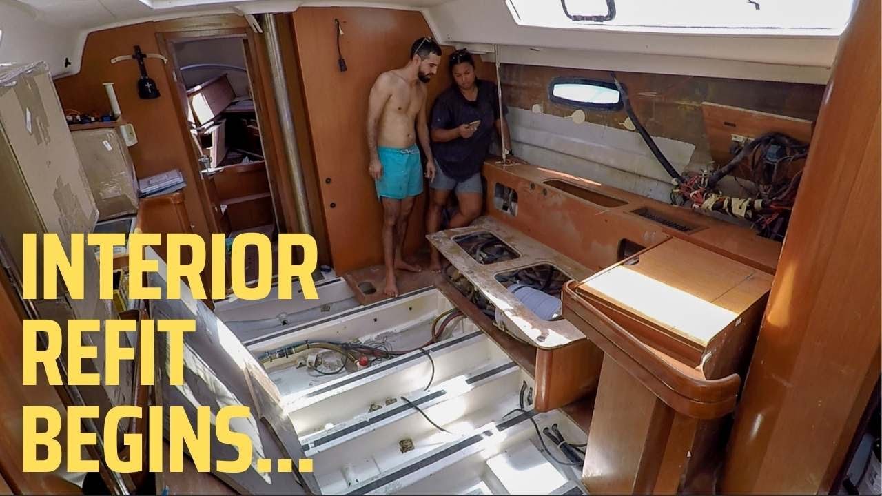 Hurricane Damaged Boat - Putting Wicked Back Together | Sailing Wicked 14