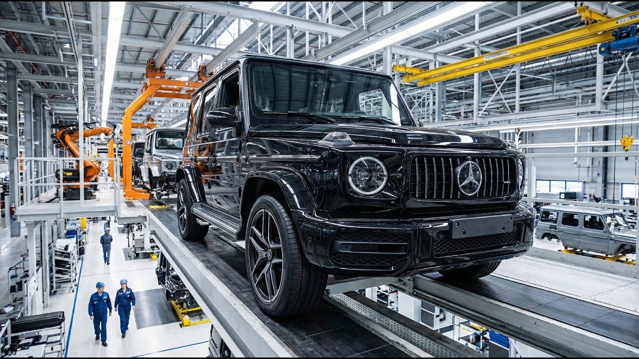 Inside Mercedes Factory: G-Wagon Assembly from Chassis to Completion