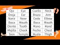 Partes del Cuerpo en Español