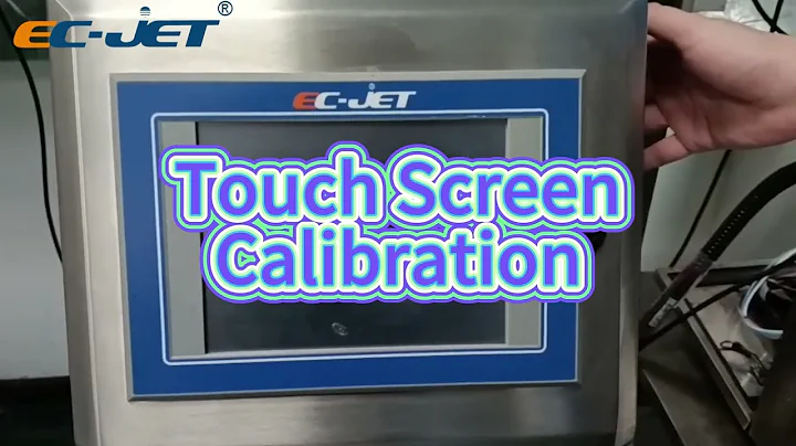 Touch Screen Calibration#cij #inkjetprinter