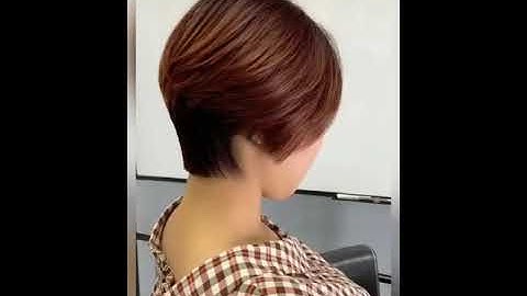 Học cắt tóc nữ online .Bob Nhật Hàn Quốc