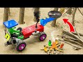 Diy tractor making mini wood saw science project  diy modern agricultural machinery  sunfarming