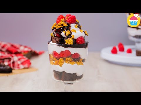 พาร์เฟต์บราวนี่ อร่อยง่ายๆ ถูกใจหนูๆ | สูตรบราวนี่ | Nyam Nyam Thai