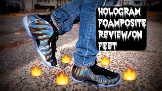 foamposite hologram on feet