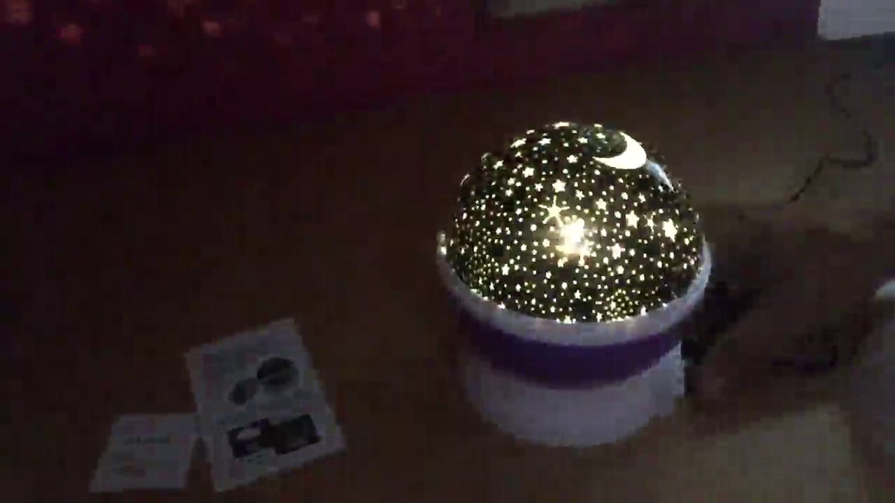 Felices sueños, Ecandy 360 grados de rotación 3 Modo de luz del proyector - YouTube