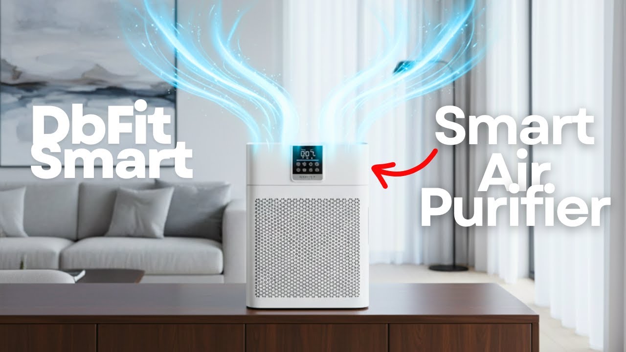 Dbfit I Tried a Smart Air Purifier - DBFIT HEPA Air Purifier - YouTube