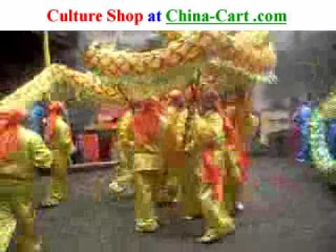 Chinese dragon costumes in China - YouTube