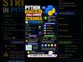 Python Strings Explained Simply 🐍