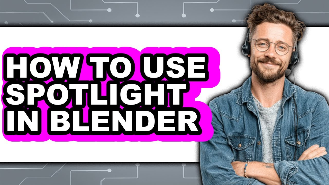 How to Use Spotlight in Blender - Step by Step - YouTube