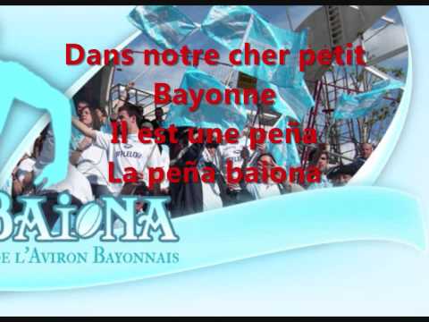 Hymne Aviron Bayonnais + Paroles