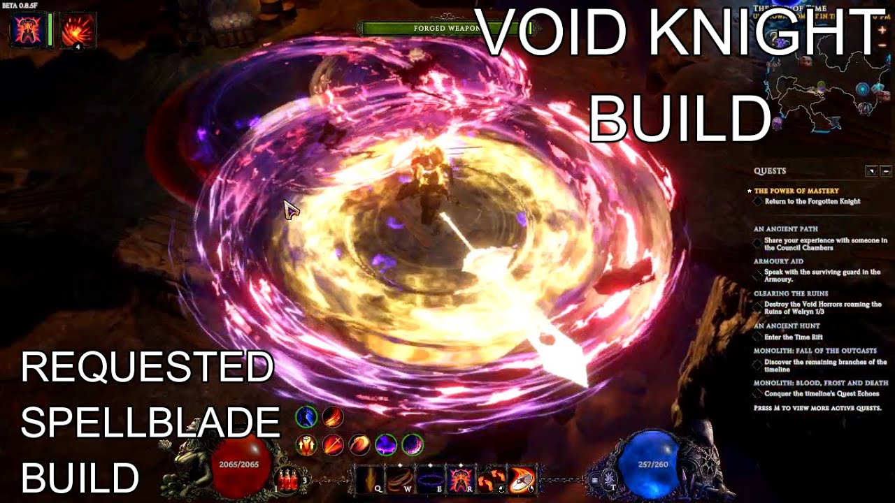 LAST EPOCH VOID KNIGHT, MONOLITH blood, frost and death YouTube
