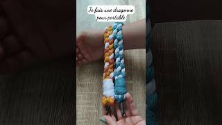 Dragonne pour portable macramé #macrame #macramecreation#macrametutorial#artisanal#creationsurmesure