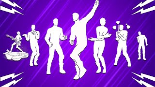 All Popular Fortnite Dances & Emotes! (Lo-Fi Headbang, Dancery, Swag Shuffle, Scenario, Bad Guy)