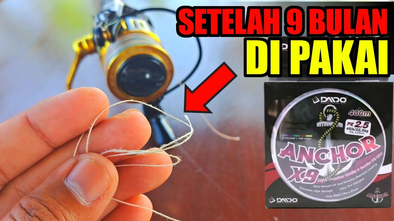 Benang PE daido Anchor X9 , benang pe terbaik di harga murah ??