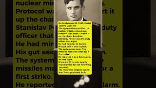 He Received the Order to Launch Nuclear Missiles. He Decided It Was a False Alarm.