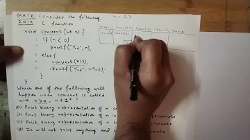 GATE 2019 | C Programming | Recursive Calls | Infinite Loop