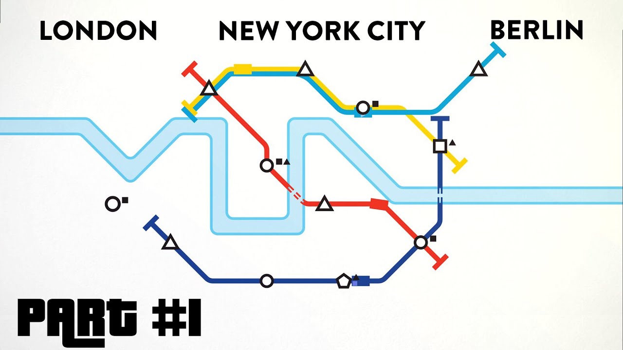 Let's play Mini Metro: Part 1 || Laying our first metro line