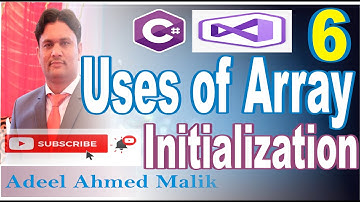 How to use Array in C# in Urdu Hindi p6
