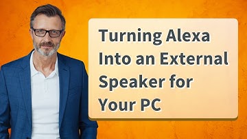 Turning Alexa Into an External Speaker for Your PC