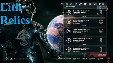 Warframe (PS4) - Void Fissures - Excavation (Lith Relics)