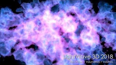 LightWave 3D 2018: Nebula/Nebulosa scenes rendered