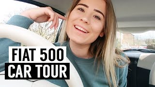 FIAT 500 CAR TOUR🚘 - MY FIRST EVER CAR TOUR *i bought my first ever car?!*
