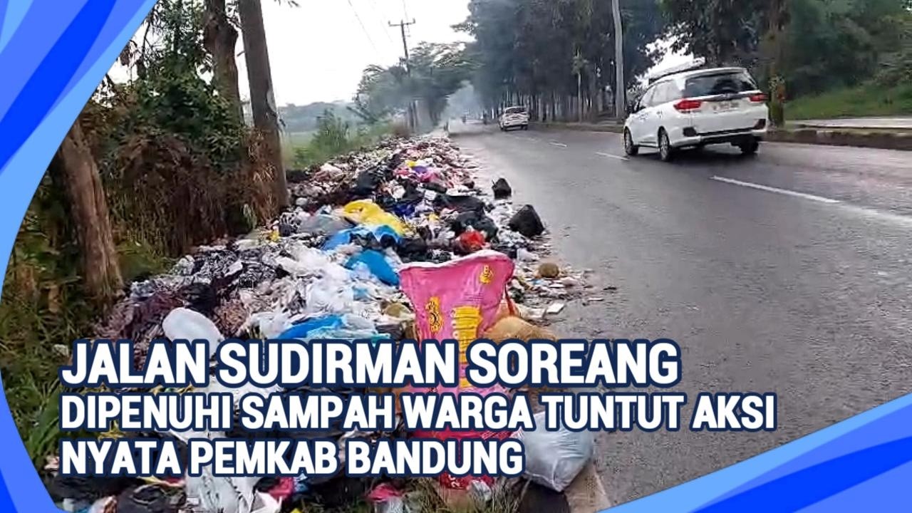 BREAKING NEWS | Sampah Menggunung di Jantung Soreang, Warga Semprot Pemkab Bandung