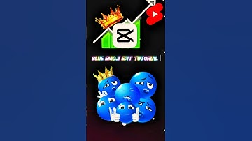 How to make blue emoji edit in capcut #capcut #edit #tutorial #shorts