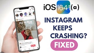 How To Fix instagram Keeps Crashing After iOS 16.4.1(a) Update iPhone iPad