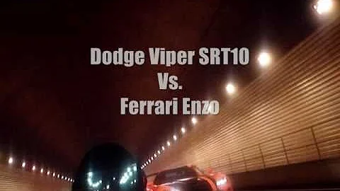 GT5 Drag Race - Dodge Viper SRT10 vs. Ferrari Enzo