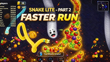 Snake Lite Gameplay Part 2 | Faster High Score Run & Clean Survival | Classic Arcade Snake Mobile