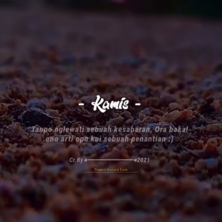 Dj Syahdu - Story Wa terbaru 'Kamis' - Lirik Lagu