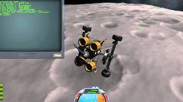 Kerbal Space Program w/ KOS mod:  Descend with skycrane.