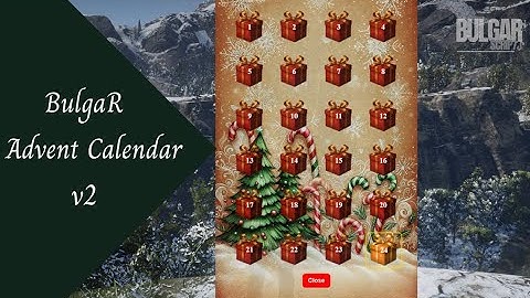 BulgaR Advent Calendar V2 (RedM Script Preview)