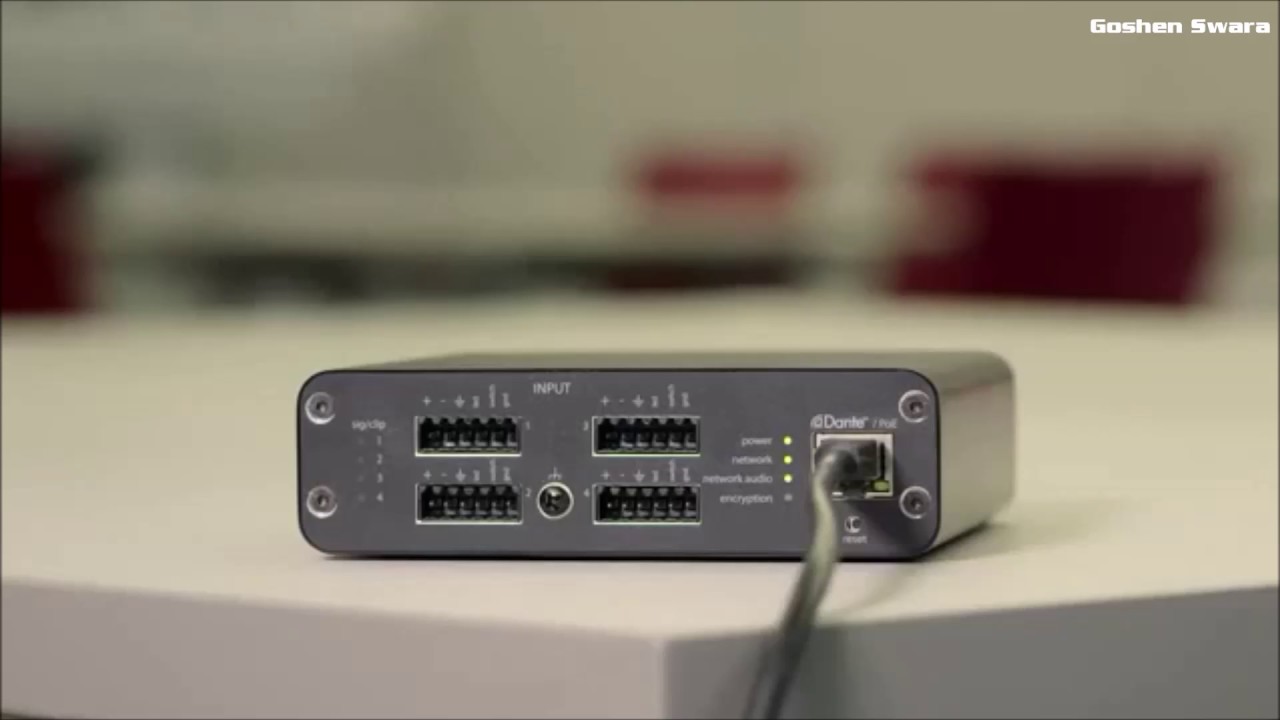 Shure Audio Network Interface ANI4 Product Overview - YouTube