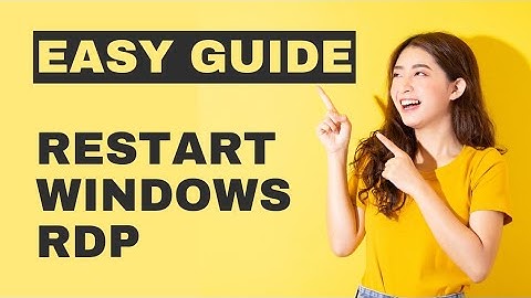 How to Restart Your Windows RDP Server VPS