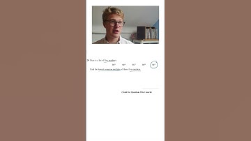 LCM ✖️🔢- Q20 2020 Paper 3H #lowestcommonmultiple #maths #gcsemaths #mathstricks #puzzle #number