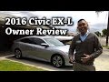 2016 Honda Civic EX-L sedan Owner Review 1 month