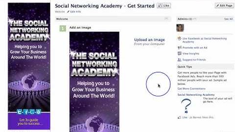 Facebook Iframe Fan Page - Customizing a Facebook Page - Uploading Your Image (Video 7)
