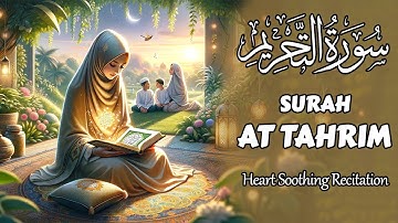 Cure Tension & Anxiety | Surah At Tahrim Full سورة التحریم | SOFT VOICE
