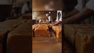 From Field to Block: Full Traditional Process of Making Golden Jaggery (Gur) from Sugarcane