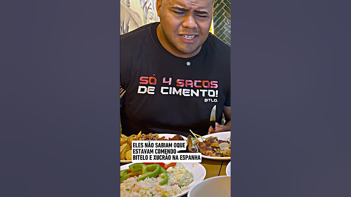 BITELO E XUCRÃO EM UM RESTAURANTE ESPANHOL